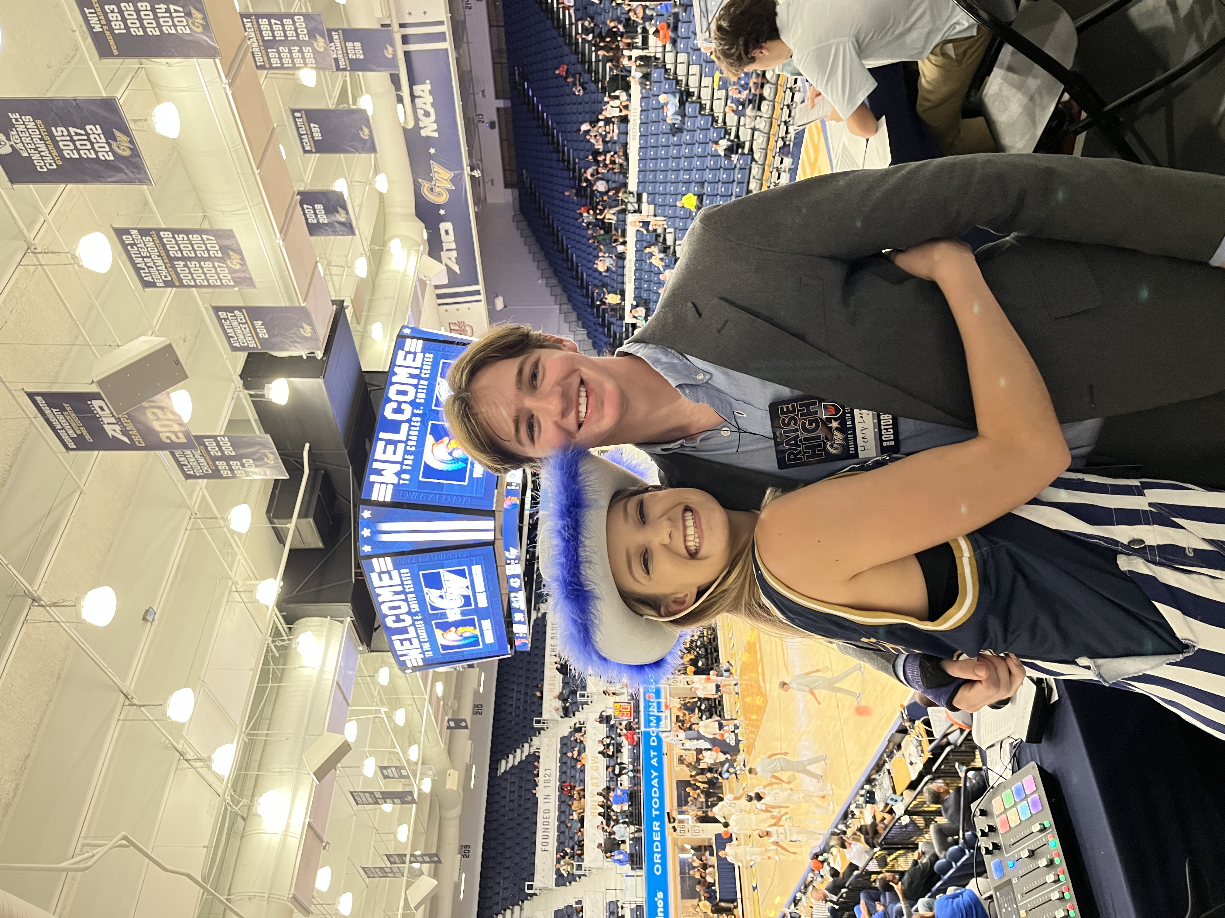 Announcer And Fan